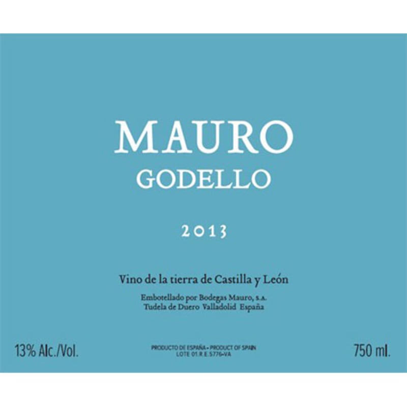 Bodegas Mauro Godello Blanco 2013 Front Label