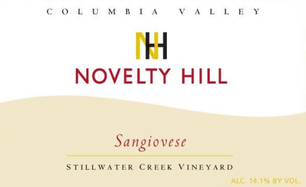 Novelty Hill Stillwater Creek Vineyard Sangiovese 2009 Front Label