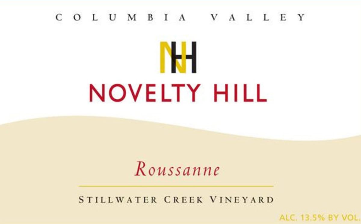 Novelty Hill Stillwater Creek Vineyard Roussanne 2013 Front Label