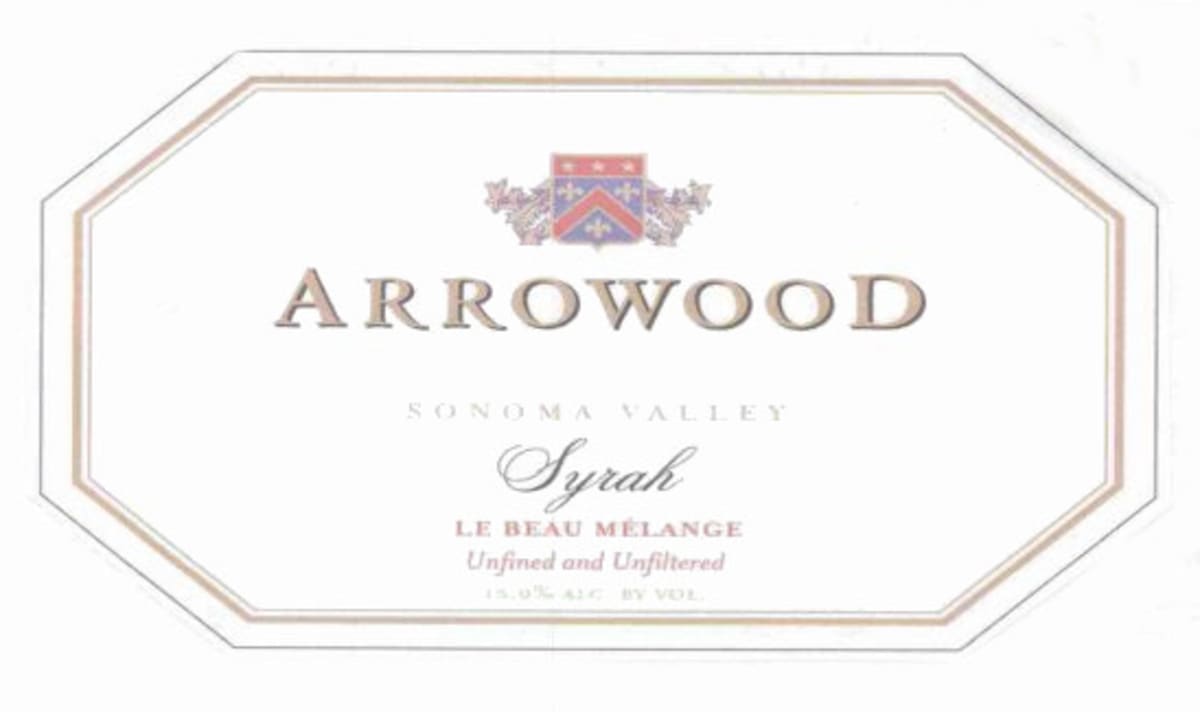 Arrowood Le Beau Melange Syrah 2004 Front Label
