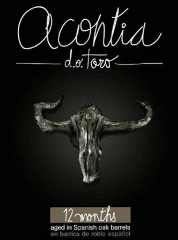 Acontia - Bodegas Liba y Deleite Toro 2012 Front Label