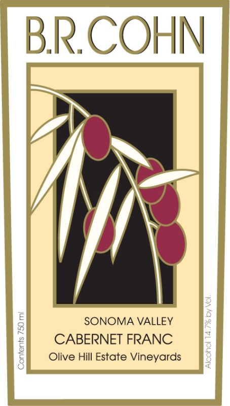 B.R. Cohn Olive Hill Estate Cabernet Franc 2010 Front Label