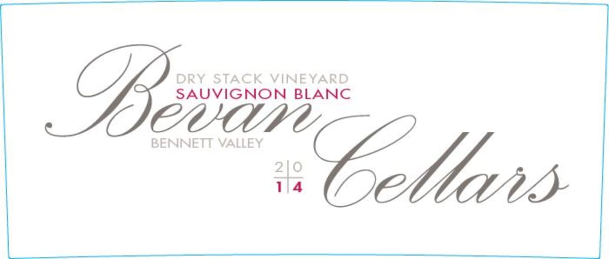 Bevan Cellars Dry Stack Vineyard Sauvignon Blanc 2014 Front Label