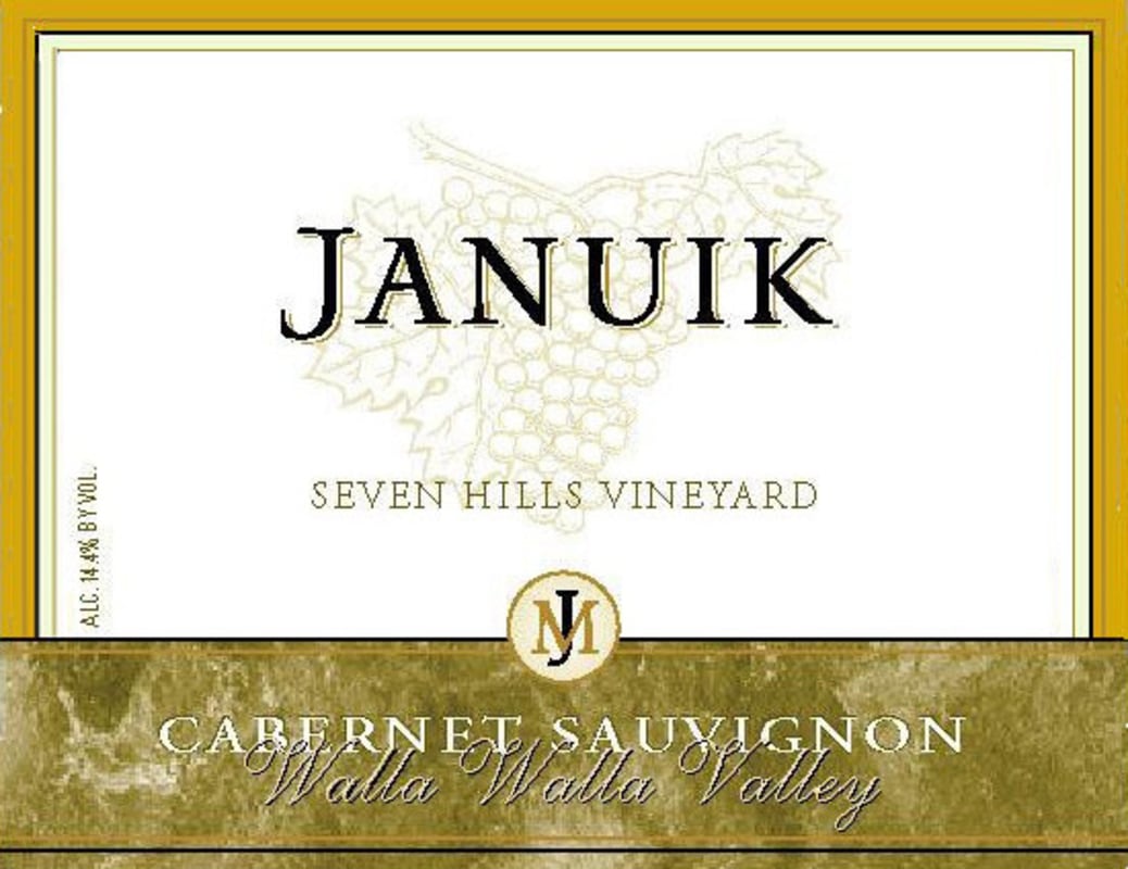 Januik Winery Seven Hill Vineyard Cabernet Sauvignon 2009 Front Label