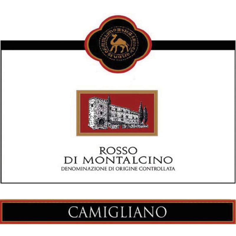 Camigliano Rosso di Montalcino 2012 Front Label