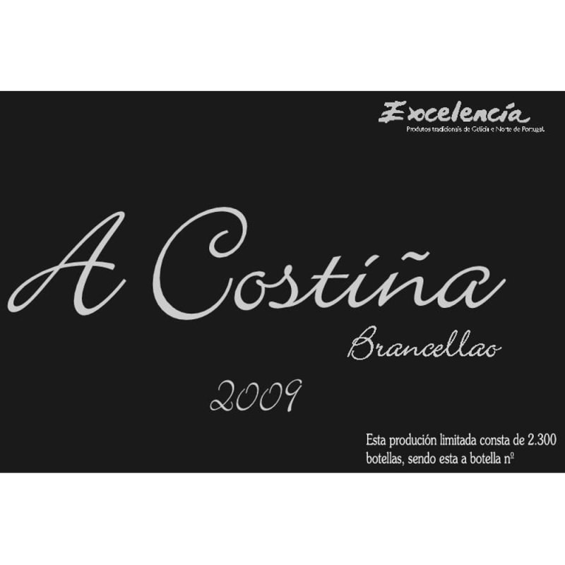 Adega Alan de Val A Costina Brancellao 2009 Front Label