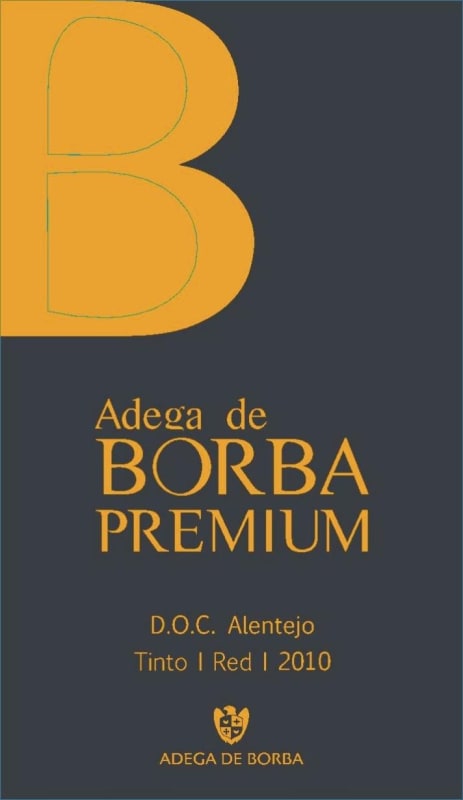Adega Coop de Borba Premium 2010 Front Label