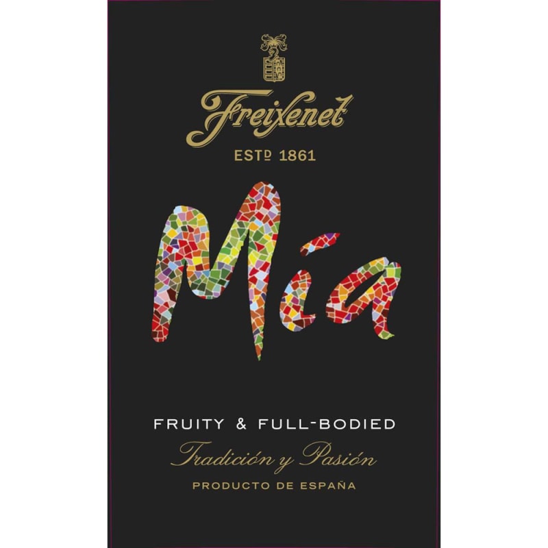 Mia Red 2015 Front Label