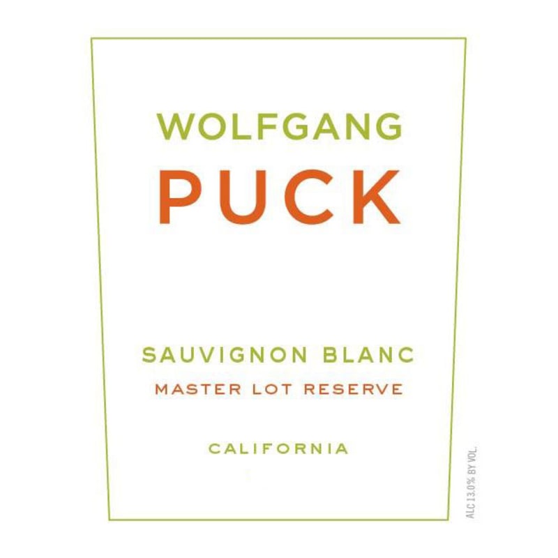 Wolfgang Puck Master Lot Reserve Sauvignon Blanc 2014 Front Label