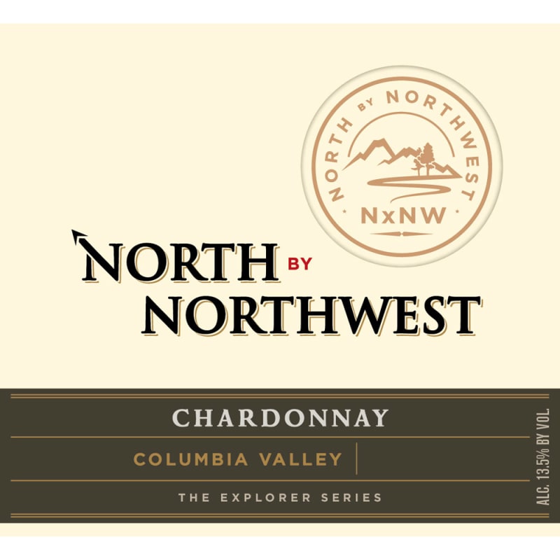 North by Northwest NxNW Chardonnay 2013 Front Label