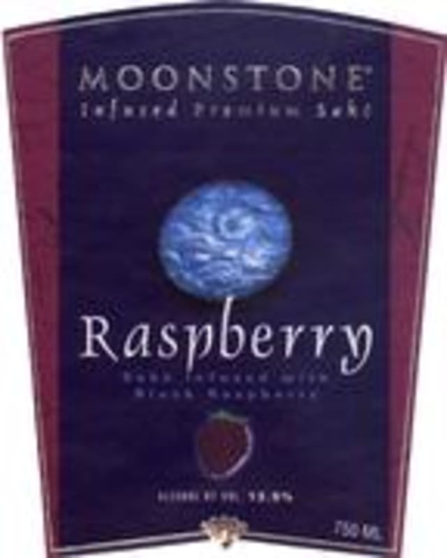SakeOne Moonstone Black Raspberry Sake Front Label