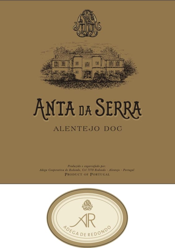 Adega Cooperativa de Redondo Anta da Serra Tinto 2014 Front Label