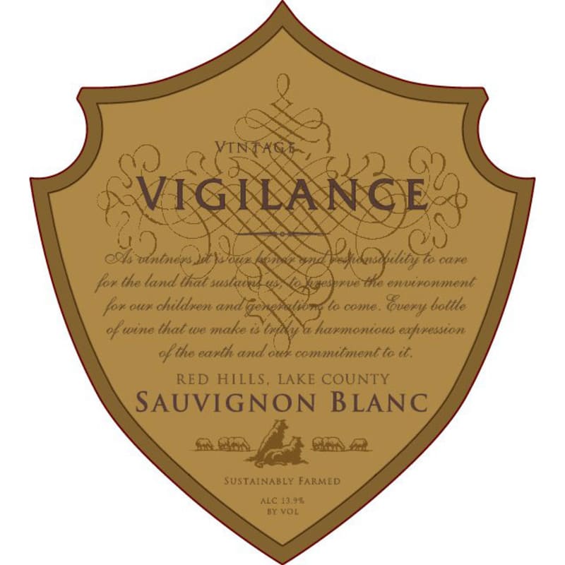 Vigilance Sauvignon Blanc 2015 Front Label