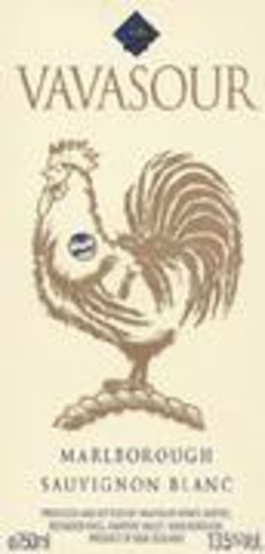 Vavasour Sauvignon Blanc 1999 Front Label
