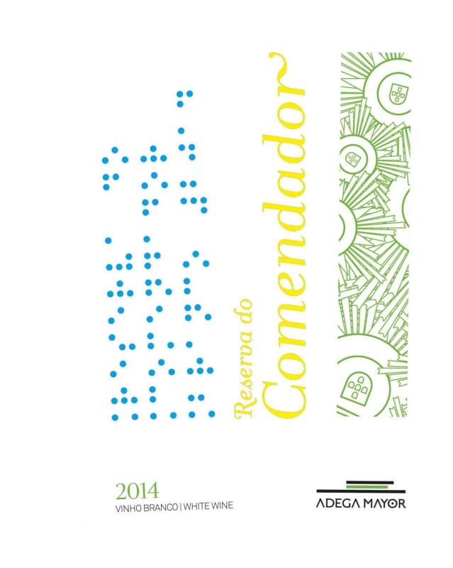 Adega Mayor Reserva do Comendador Branco 2014 Front Label