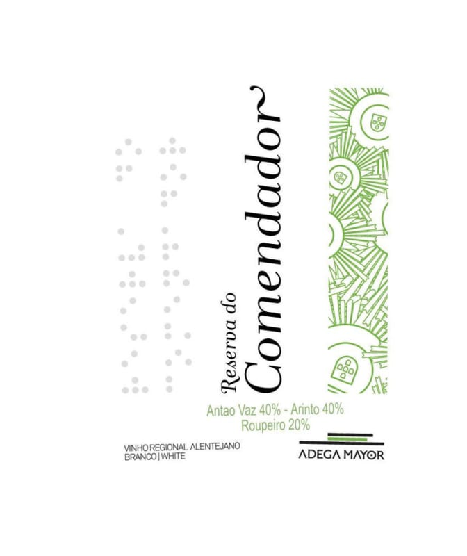 Adega Mayor Reserva do Comendador Branco 2013 Front Label