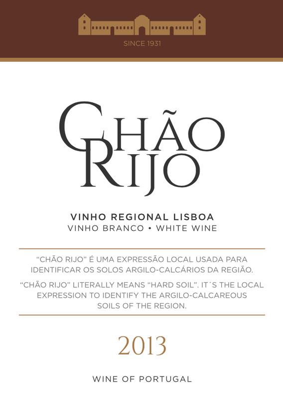 Adega Regional de Colares Chao Rijo Branco 2013 Front Label