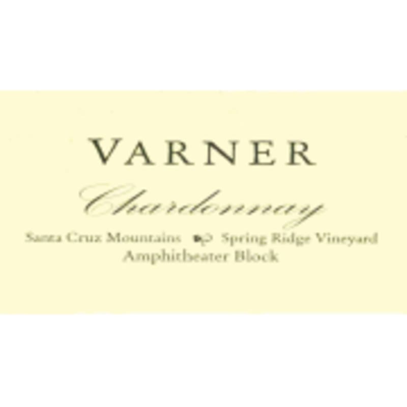Varner Amphitheater Block Spring Ridge Vineyard Chardonnay 2012 Front Label