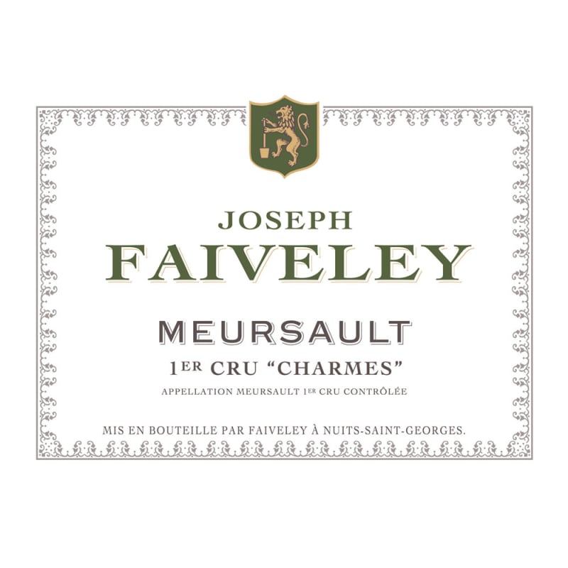 Faiveley Meursault Charmes Premier Cru 2014 Front Label