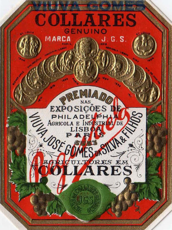 Adega Viuva Gomes Colares Tinto 2006 Front Label