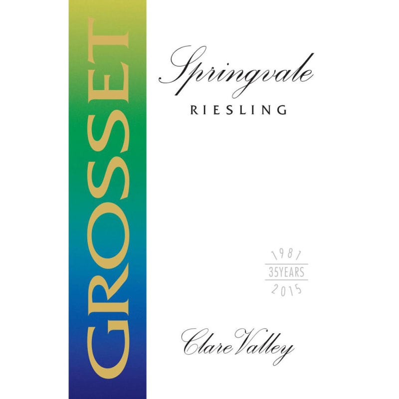 Grosset Springvale Riesling 2016 Front Label