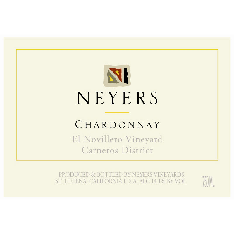 Neyers El Novillero Chardonnay 2014 Front Label