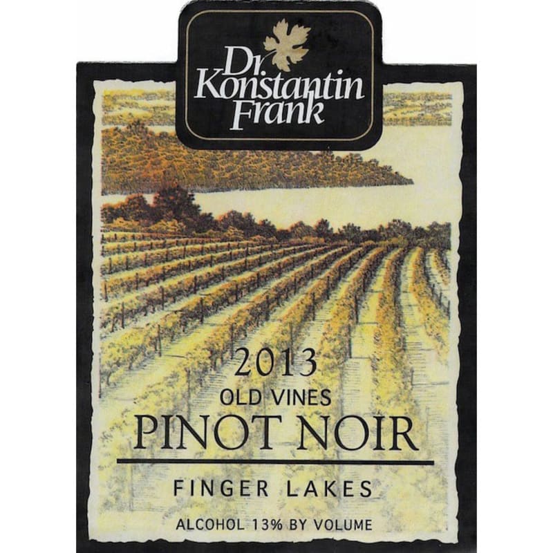 Dr. Konstantin Frank Old Vines Pinot Noir 2013 Front Label