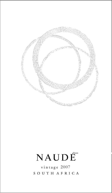 Adoro Naude White 2007 Front Label