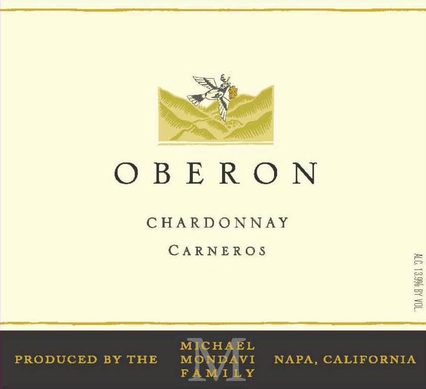 Oberon Chardonnay 2013 Front Label
