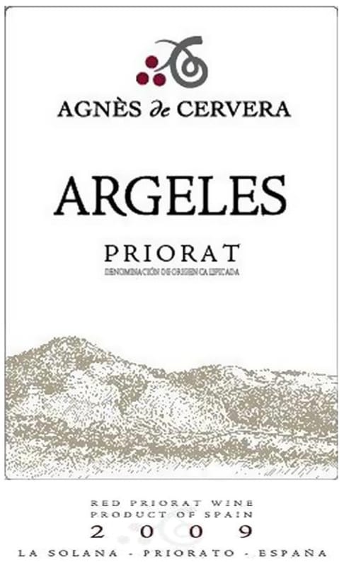 Agnes de Cervera Argeles 2009 Front Label