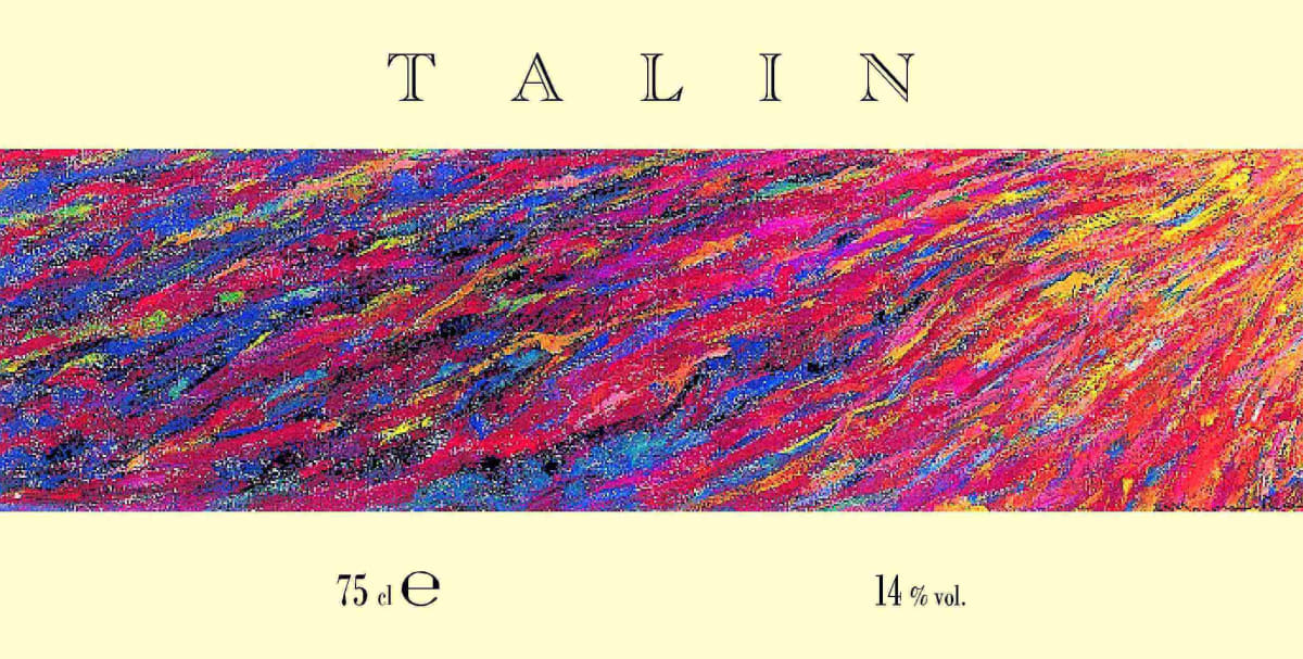 Agostino Pavia e Figli Talin 2009 Front Label