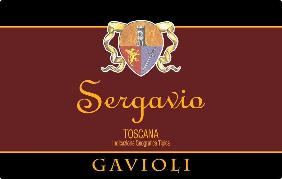 Gavioli Toscana Sergavio 2011 Front Label