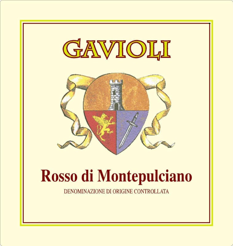 Gavioli Rosso di Montepulciano 2014 Front Label