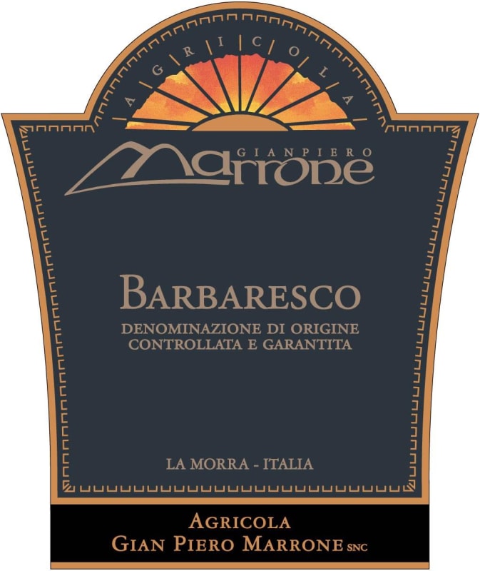 Marrone Barbaresco 2011 Front Label