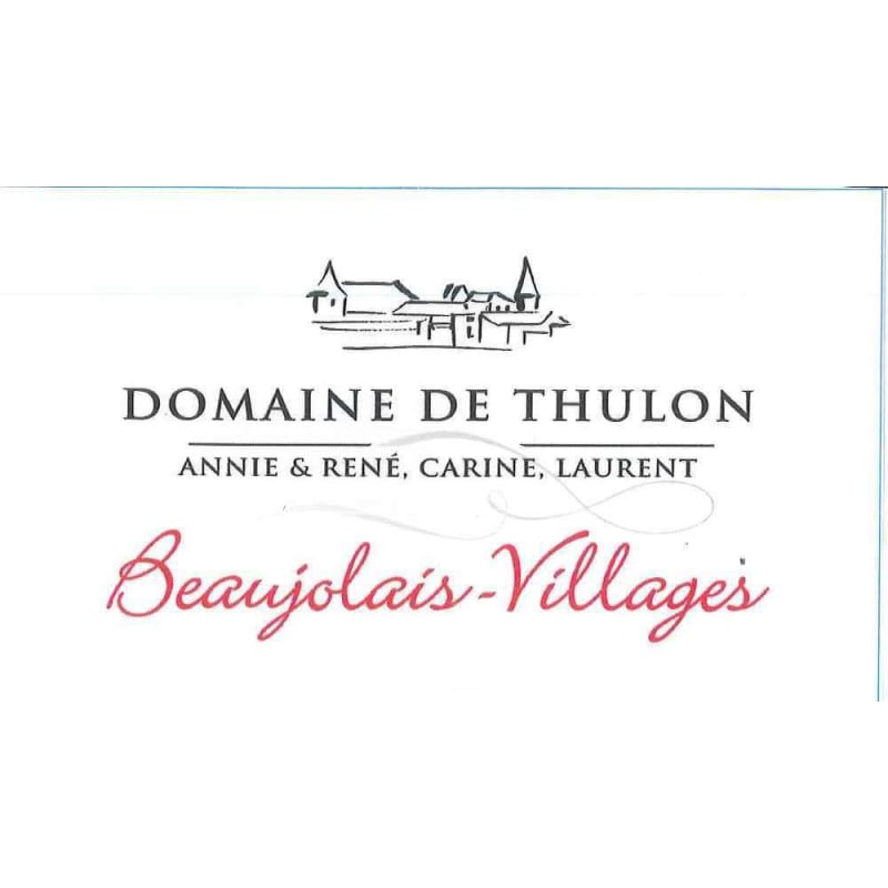Domaine de Thulon Beaujolais-Villages Rose 2015 Front Label