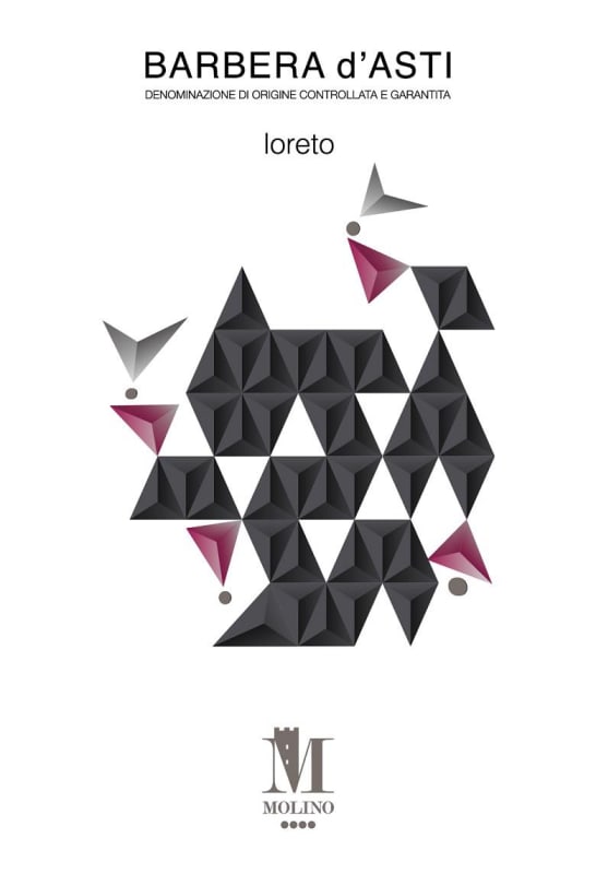 Agricola Molino Barbera d'Asti Loreto 2014 Front Label