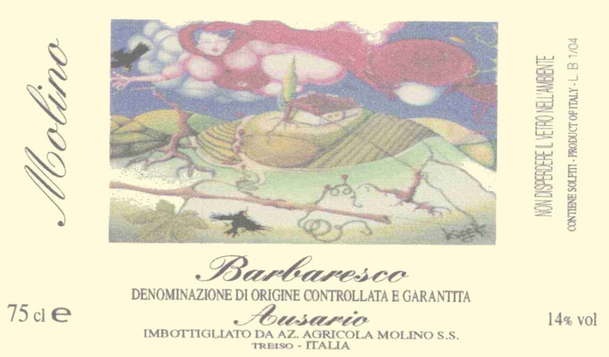 Agricola Molino Ausario 2008 Front Label
