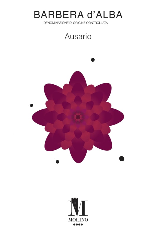 Agricola Molino Barbera d'Alba Ausario 2013 Front Label