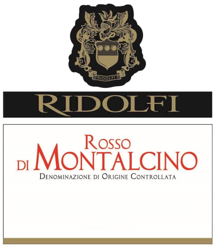 Agricola Ridolfi Rosso di Montalcino 2013 Front Label