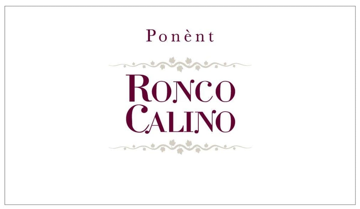 Ronco Calino Curtefranca Ponent Rosso 2010 Front Label