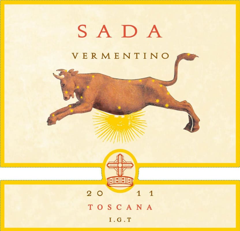 Agricola Sada Toscana Vermentino 2011 Front Label