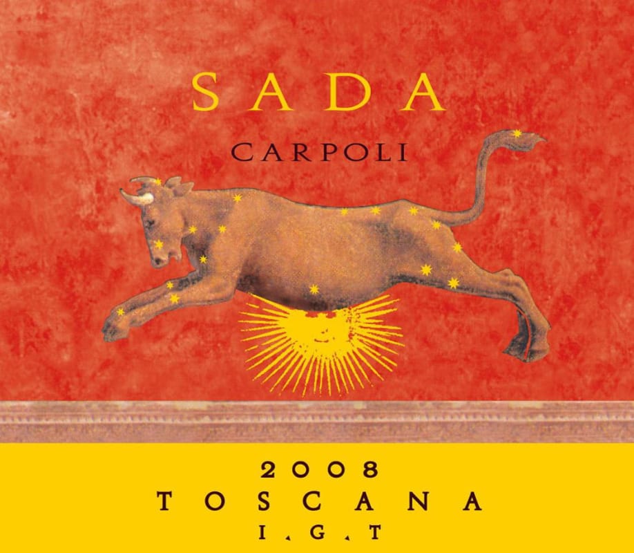 Agricola Sada Toscana Carpoli 2008 Front Label
