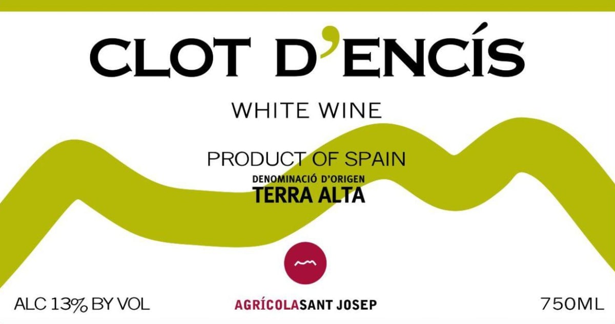 Agricola Sant Josep Clot d'Encis VI Blanc 2010 Front Label