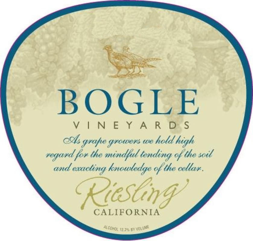 Bogle Riesling 2009 Front Label
