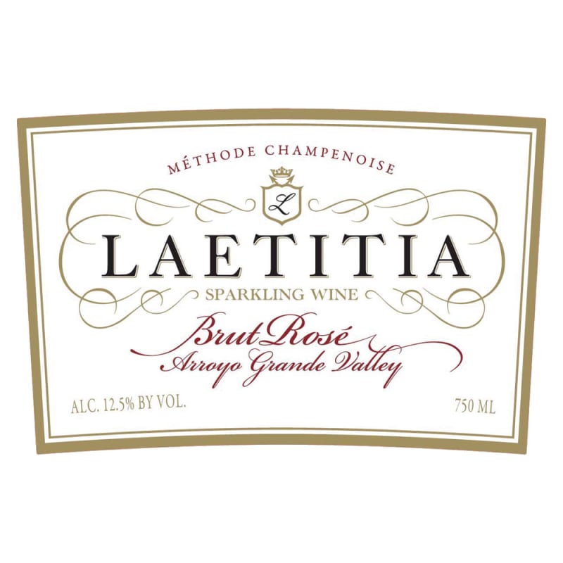 Laetitia Brut Rose 2014 Front Label