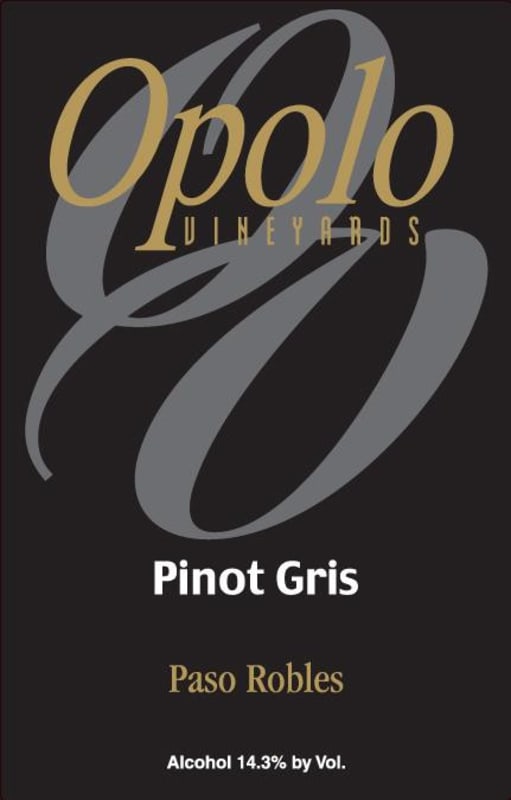 Opolo Pinot Gris 2010 Front Label