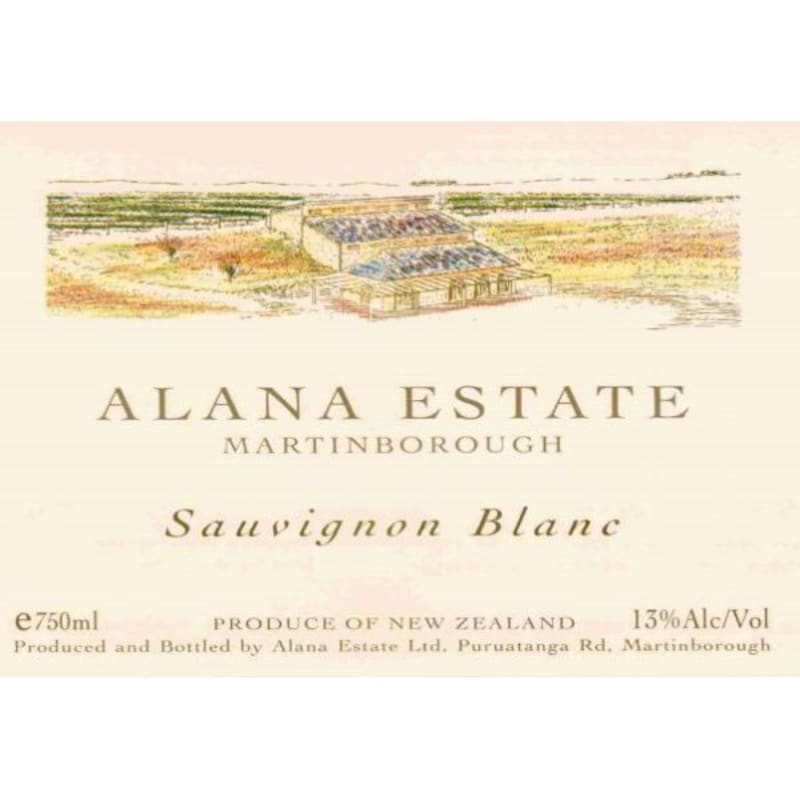 Alana Estate Martinborough Sauvignon Blanc 2009 Front Label