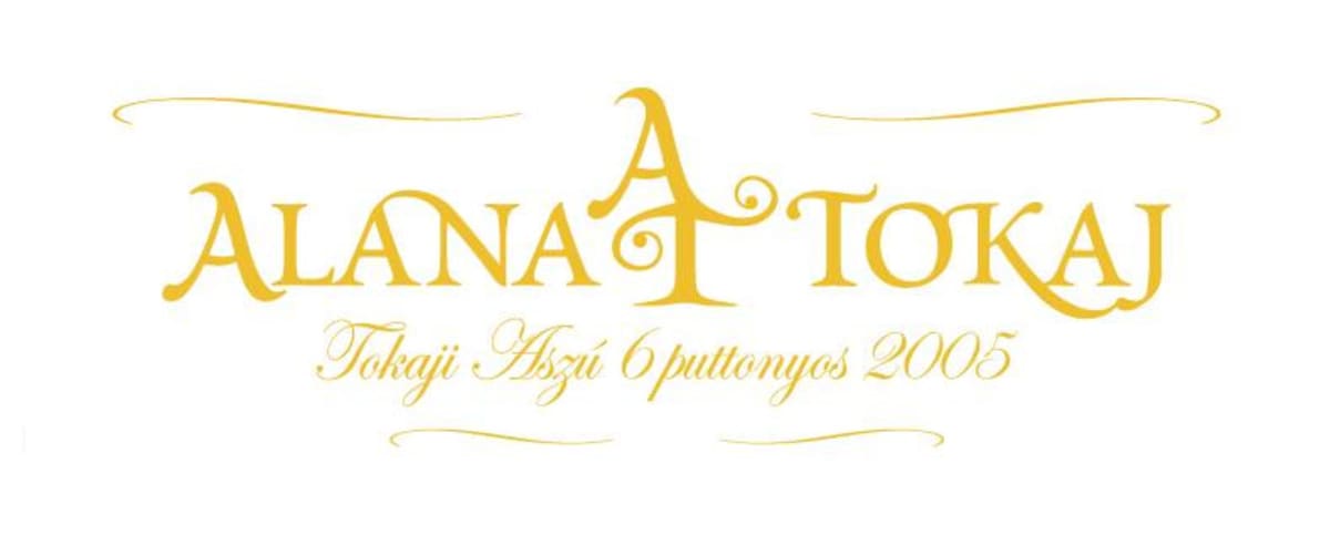Alana-Tokaj i Aszu 6 Puttonyos 2005 Front Label