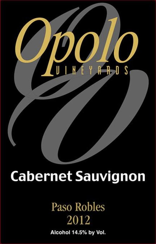 Opolo Cabernet Sauvignon 2012 Front Label