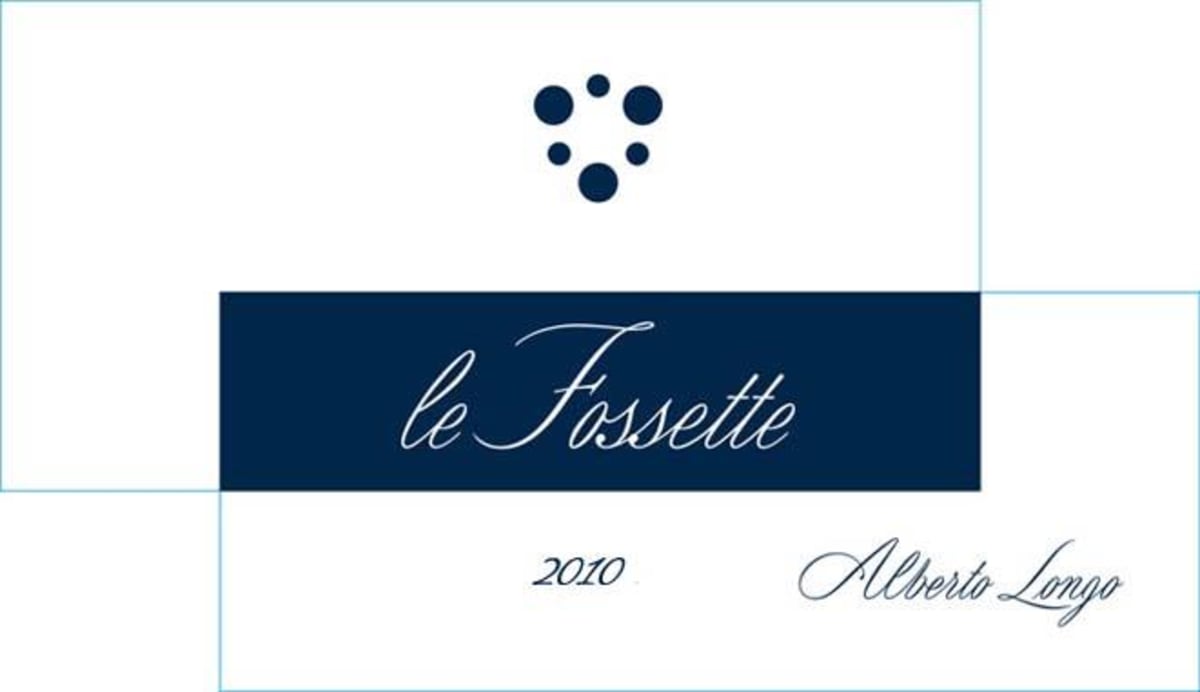 Alberto Longo Puglia Le Fossette Bianco 2010 Front Label